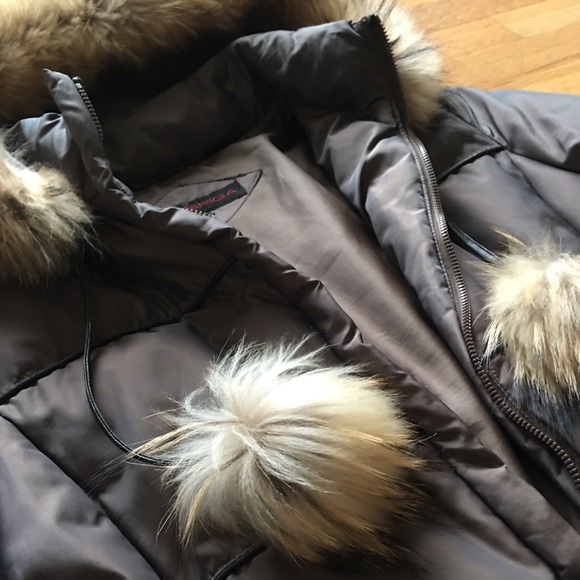 Via spiga winter coat with fur - Picture 3 of 7